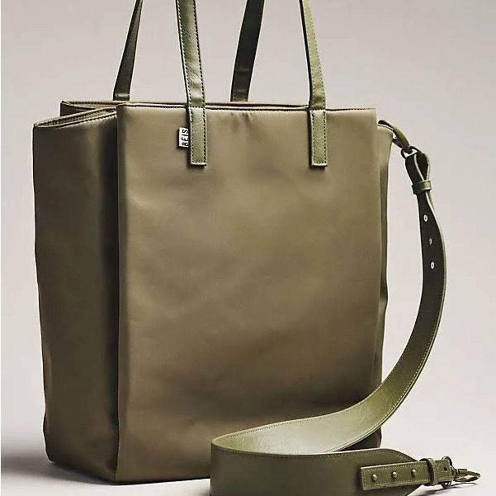 BEIS Olive Commuter Tote